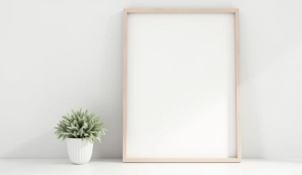 Minimalistische lijst decoratie